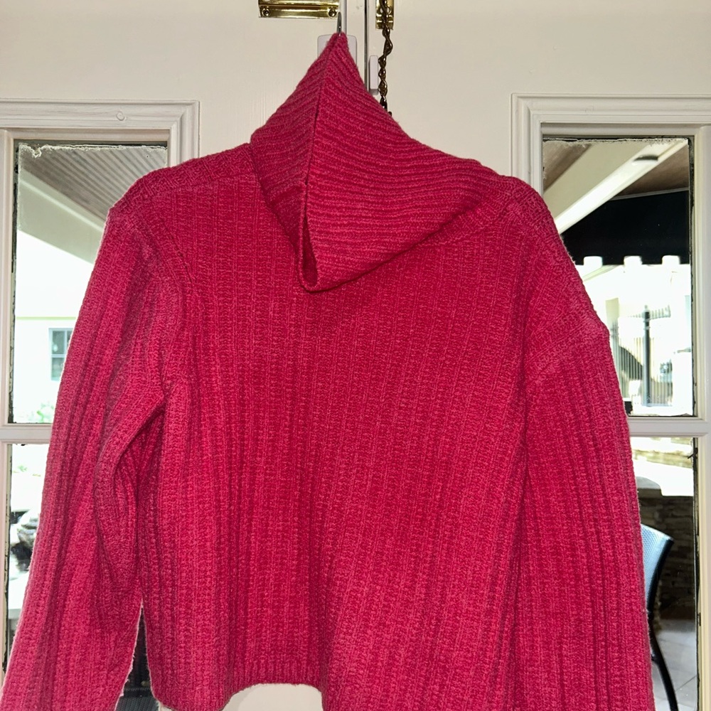 Universal Thread Pink Cowl Turtleneck Sweater